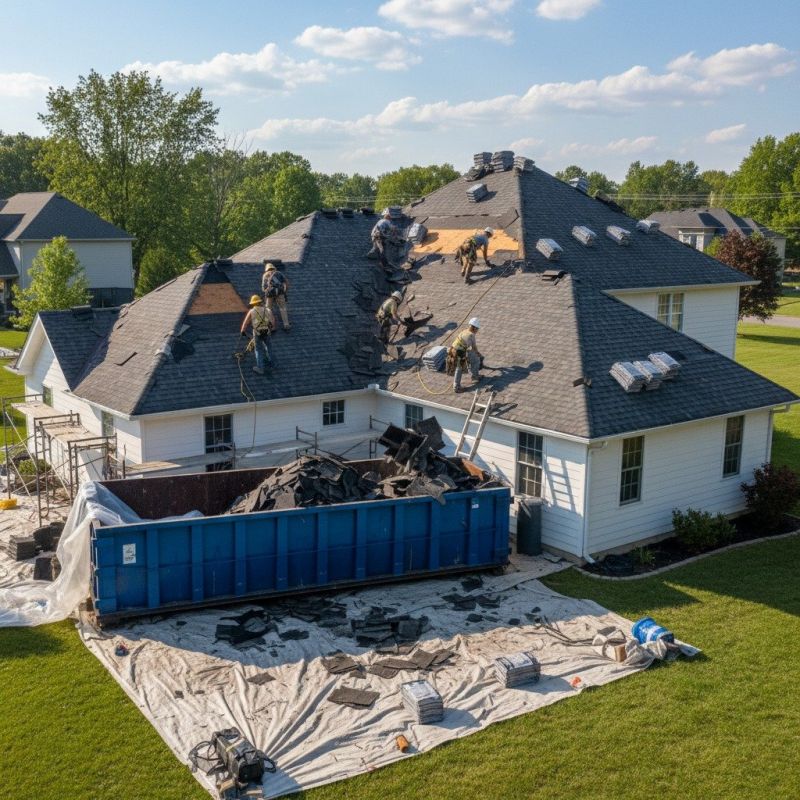 Roof Shingles Replacement detail